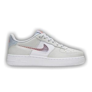 Nike(GS) Air Force 1 Low 'Transparent White Swoosh'KID'S